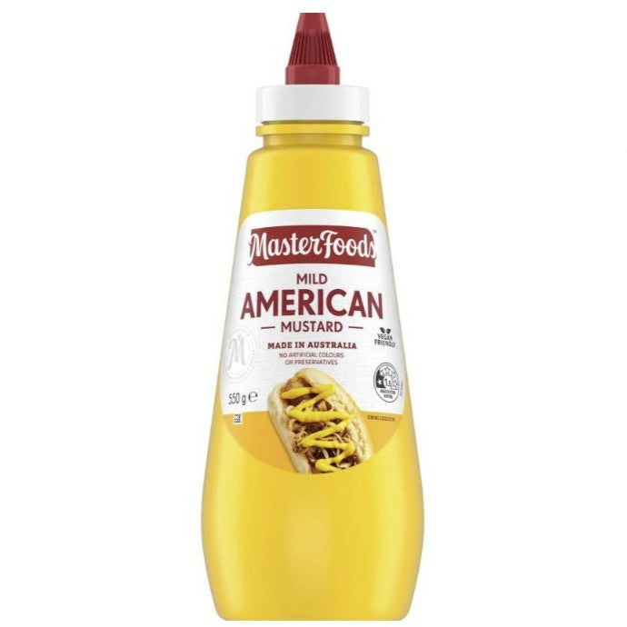 Masterfoods Mild American Mustard 550g