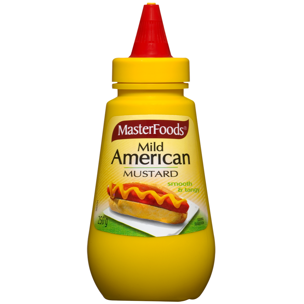 Masterfoods Mild American Mustard 250gm