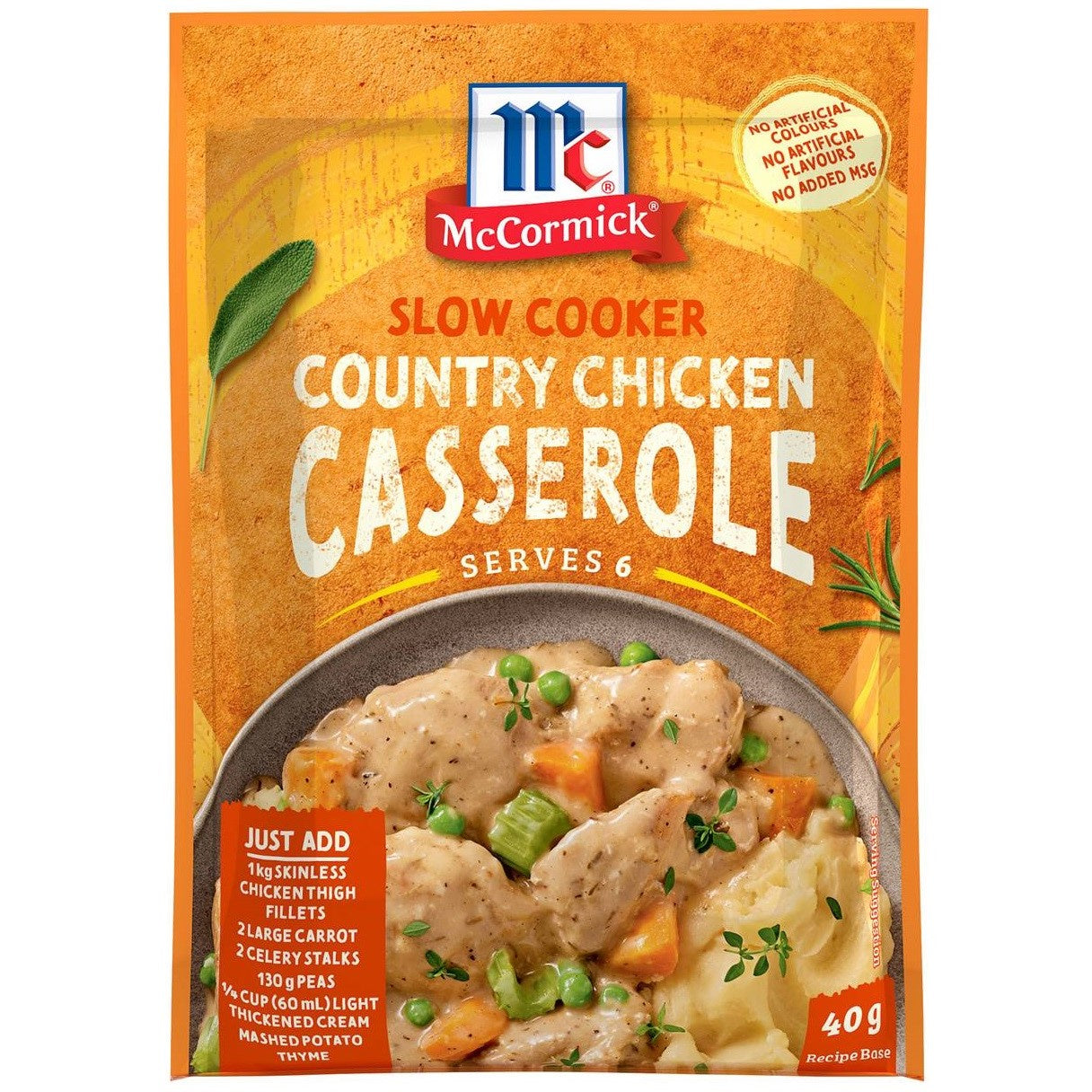 McCormick Slow Cookers - Country Chicken Casserole 40g