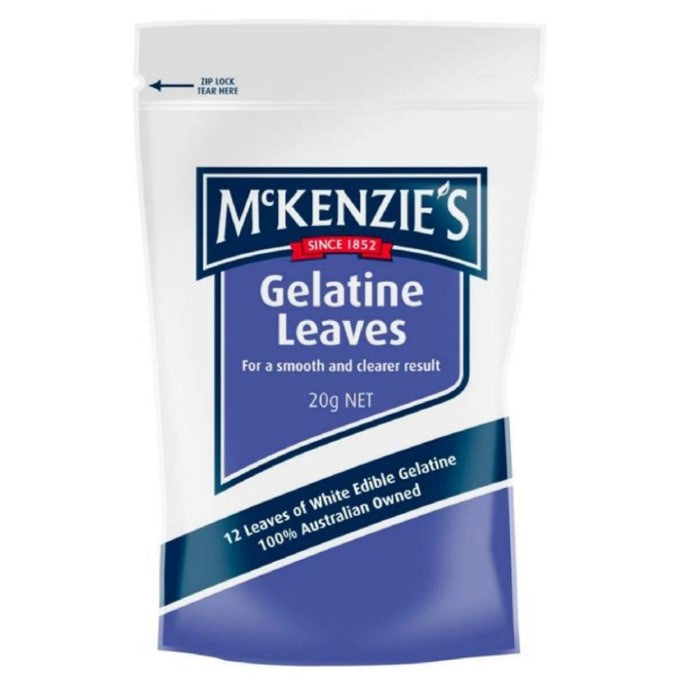 McKenzie's Gelatine Leaves  20g