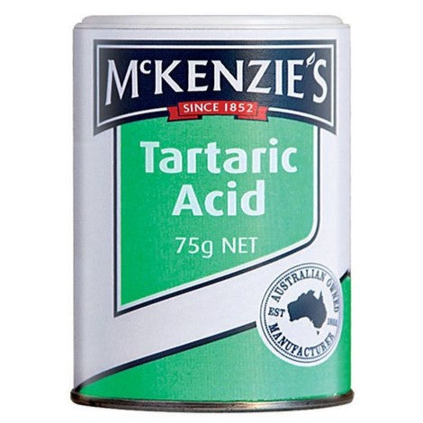 McKenzie's Tartaric Acid 75g