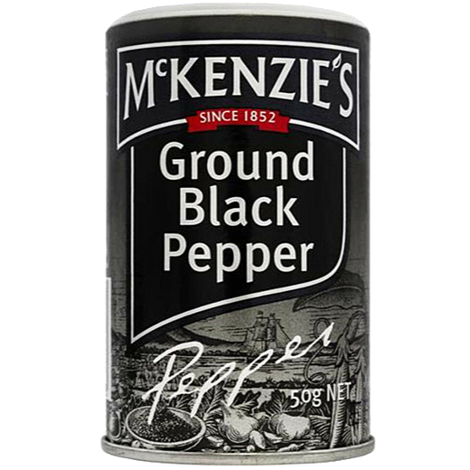 McKenzie's Ground Black Pepper 50g