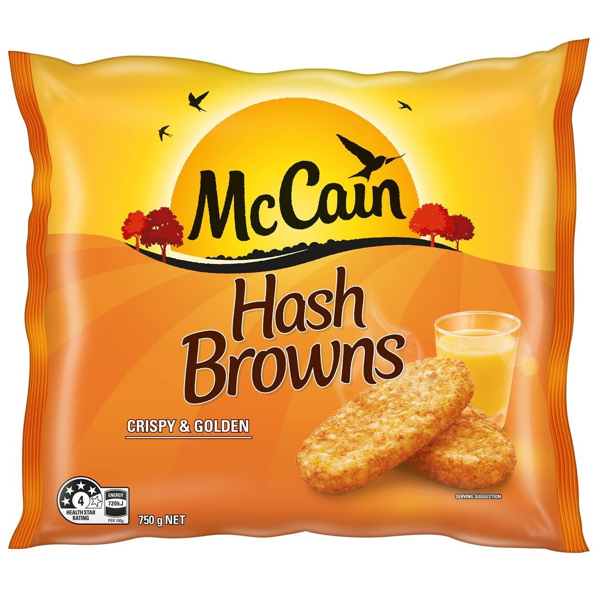 McCain Shredded Hash Browns 750g