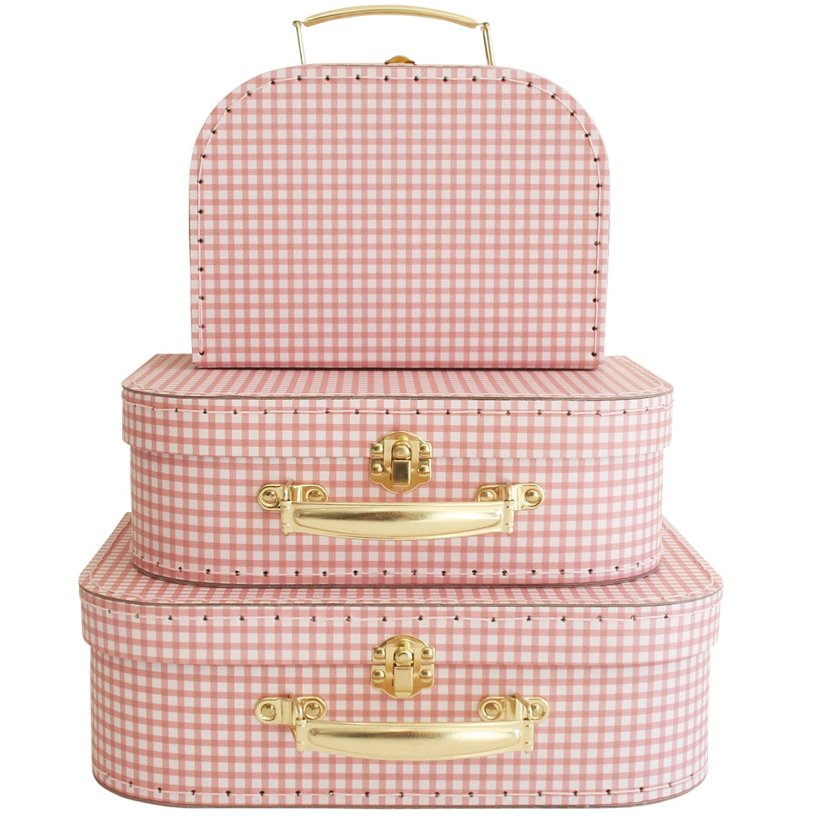 Kids Carry Case Set Gingham