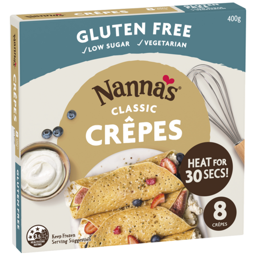 Nanna's Gluten Free Crepes 400g