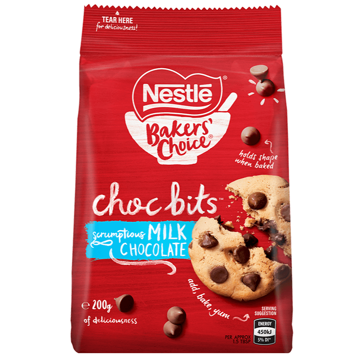 Nestle Chocolate Bits Milk 200g