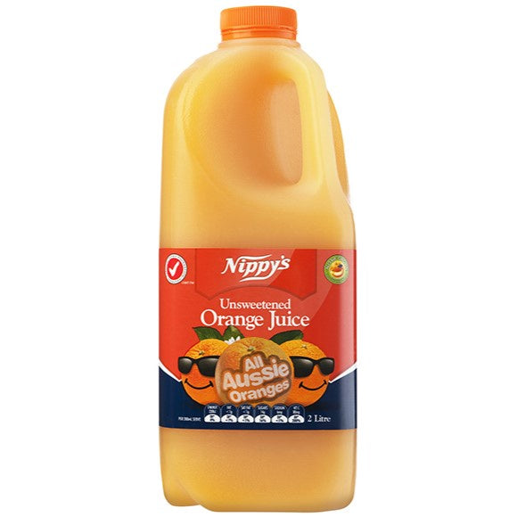 Nippys Chilled Juice Orange Unsweetened 2L