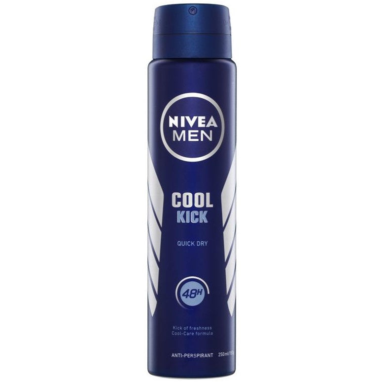 Nivea Men Cool Kick Aerosol Antiperspirant 250ML