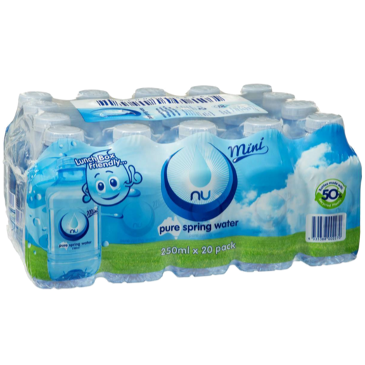 Nu Pure Spring Water Mini 20 x 250ml