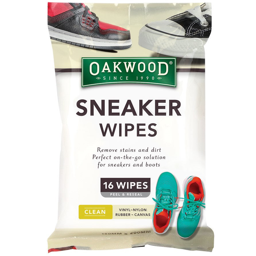 Oakwood Sneaker Wipes 150mmx200mm 16 wipes