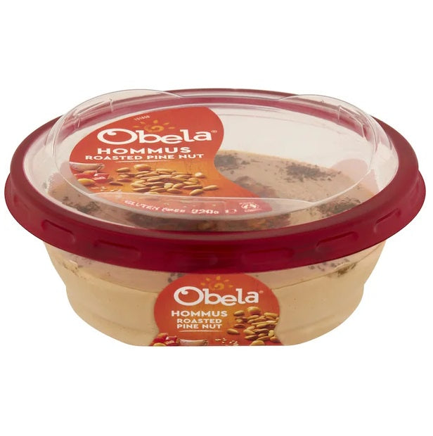 Obela Dip Hommus Roasted Pine Nut 220g