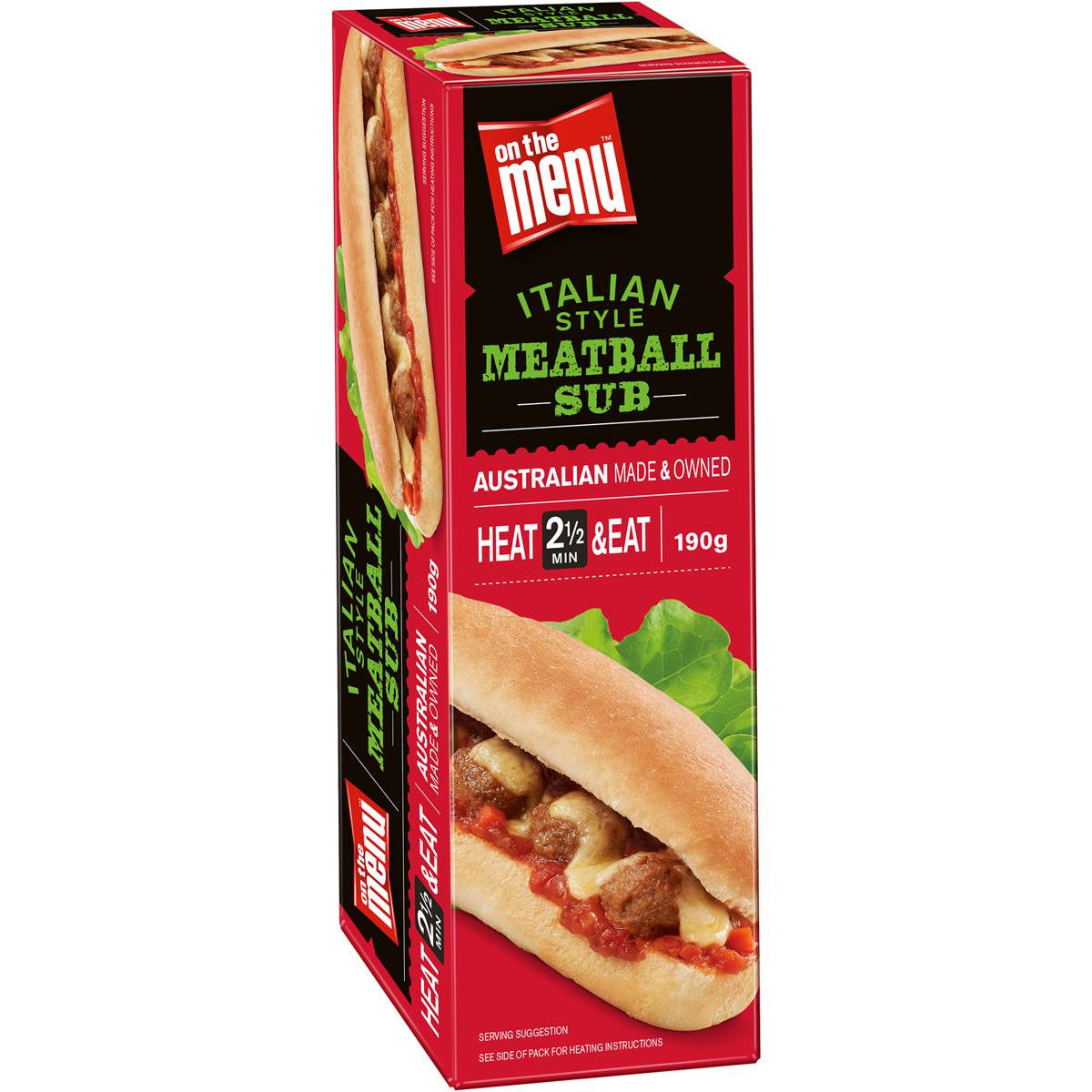 On the Menu Meatball Sub 190g