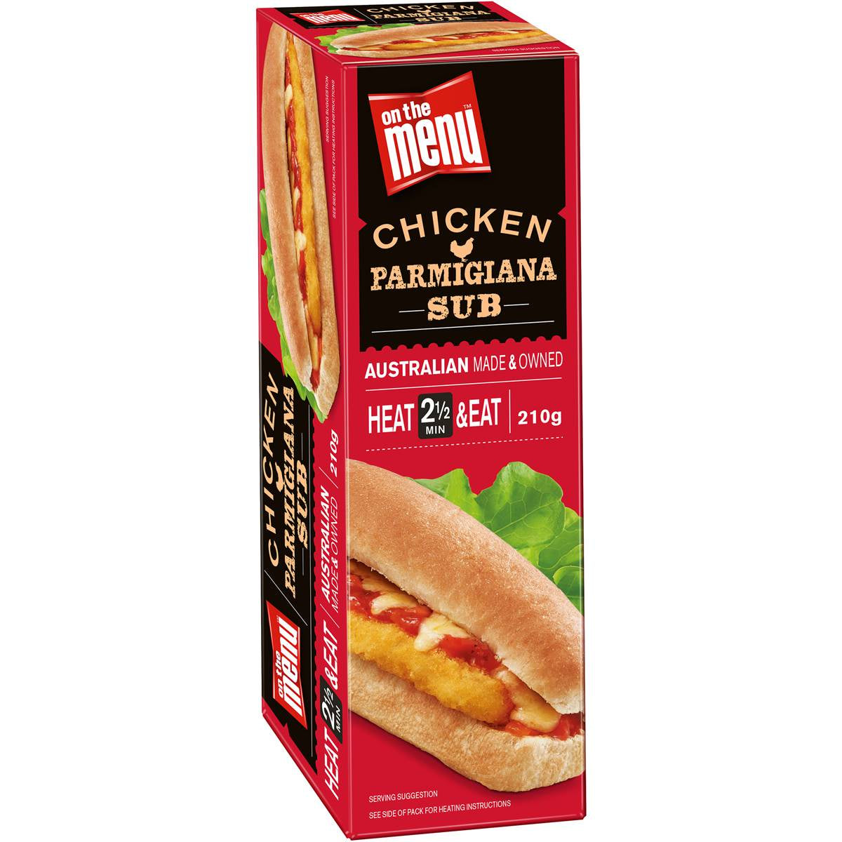 On the Menu  Chicken Parma Roll 210g