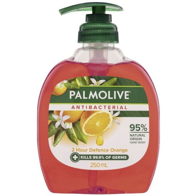 Palmolive  Liquid Handwash Pump Antibacterial Orange 250ml