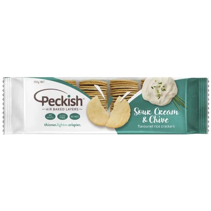 Peckish Thins Sour Cream & Chives 90g