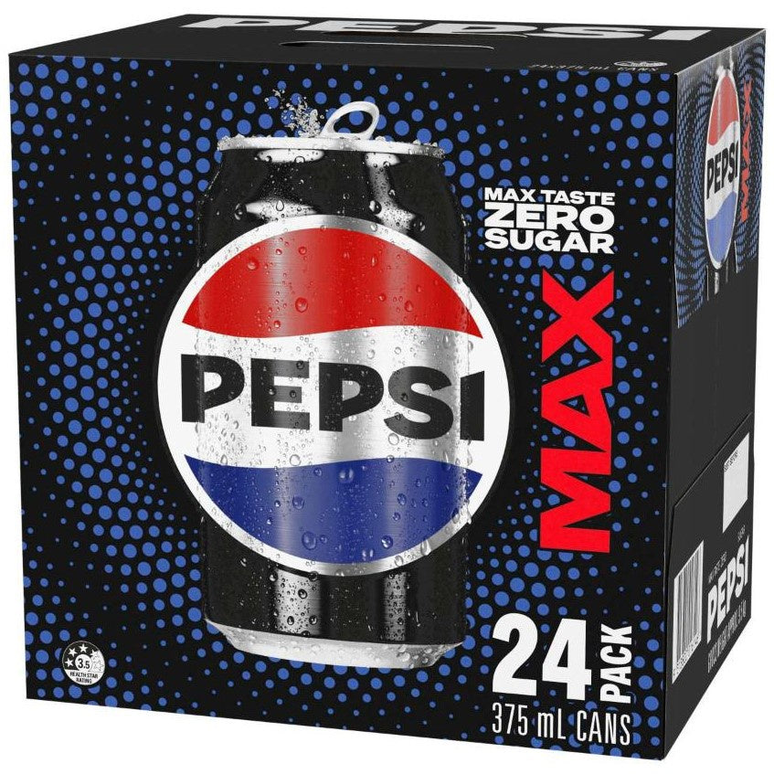 Pepsi Max 375ml x 24 pk