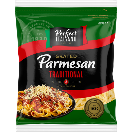 Perfect Italiano Parmesan Cheese Shredded 250g