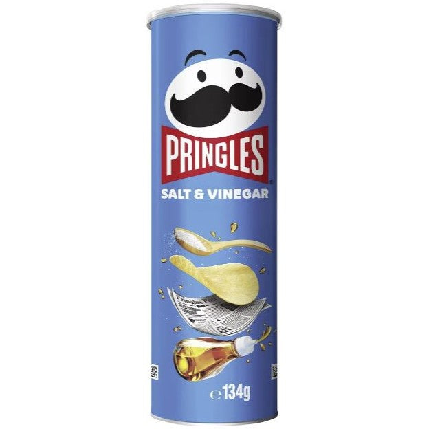 Pringles Chips, Salt and Vinegar, 134g