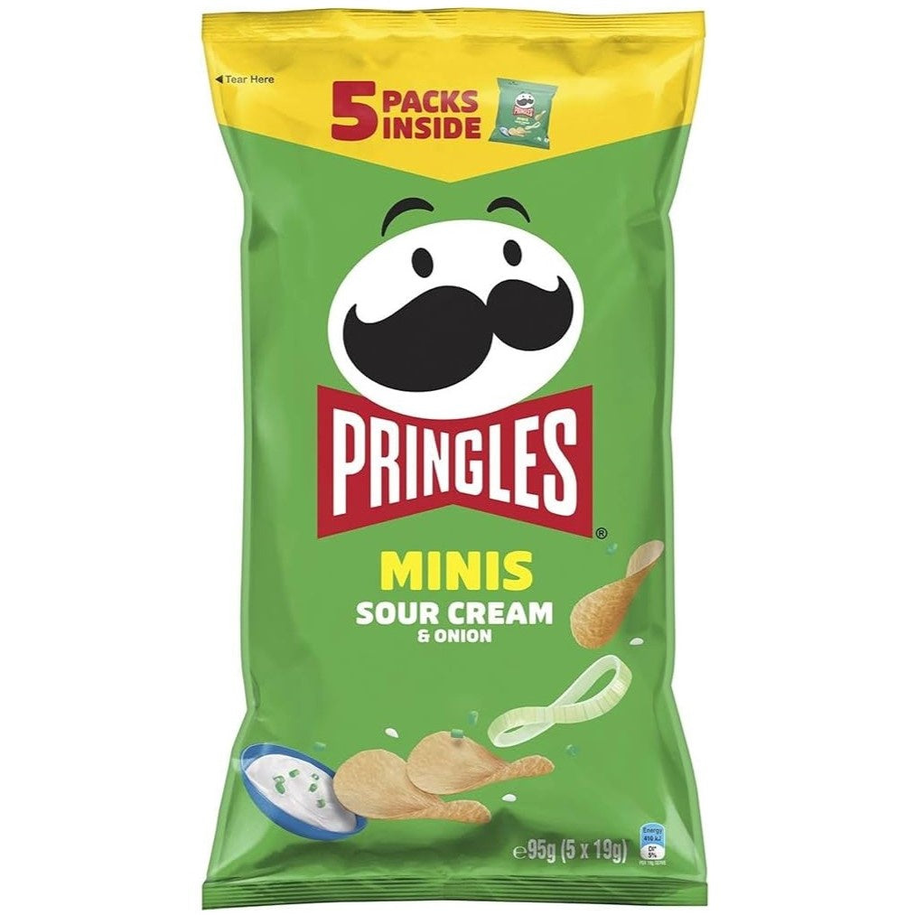 Pringles Sour Cream & Chives  Minis 5pkt 95g