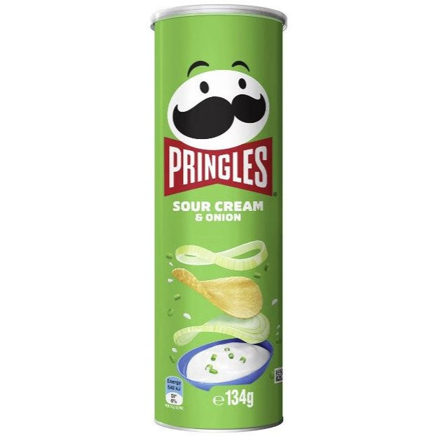 Pringles Chips, Sour Cream and Chives 134g