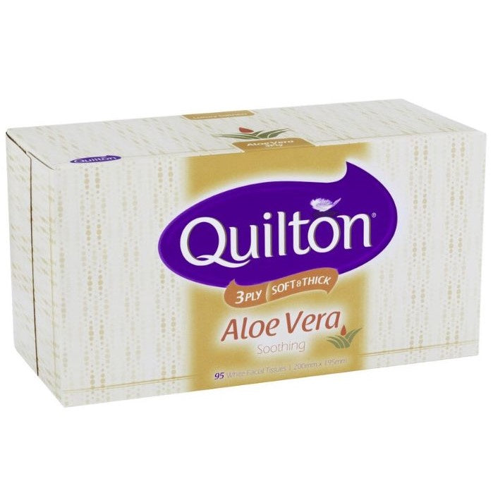 Quilton  Aloe Vera Facial Tissues 3 ply 95 pack