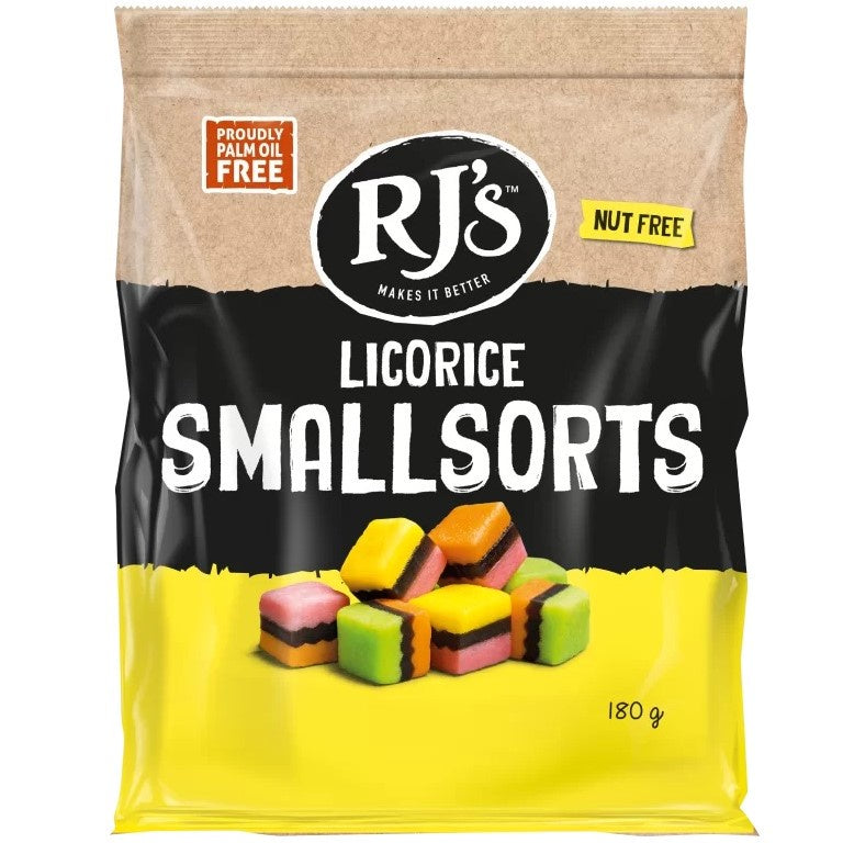 RJ's Licorice Smallsorts 180g