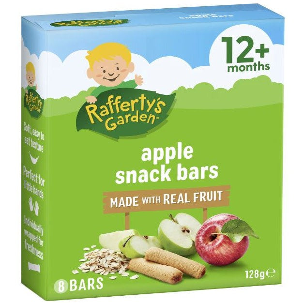 Raffertys Garden Fruit Bar Apple 8pk 12m+ 128g