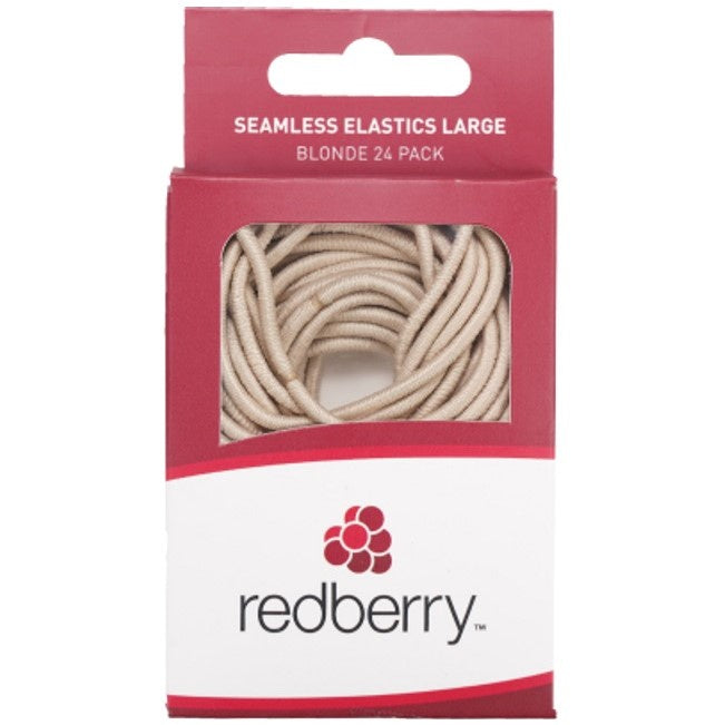 Redberry Large Blonde Elastic 24 Pack