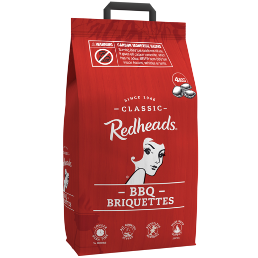 Redheads BBQ Briquettes 4kg