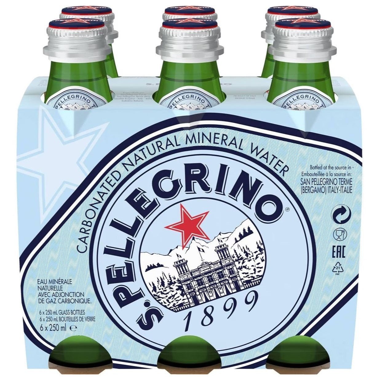 San Pellegrino Mineral Water 6 x 250ml