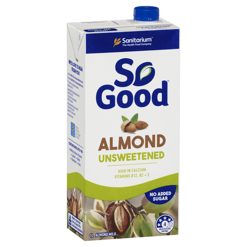 Sanitarium So Good Almond Milk Unsweetened 1L