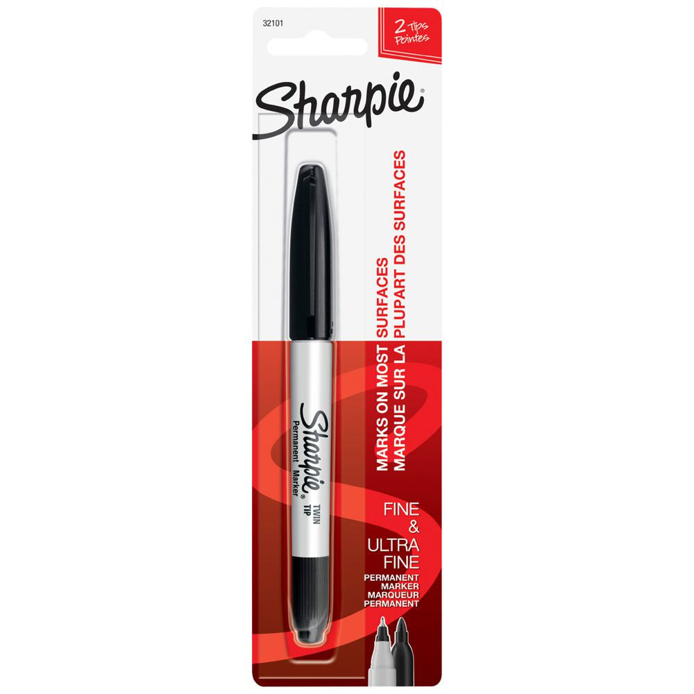 Sharpie Twin Tip Marker Black