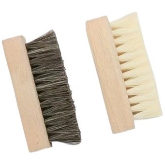 Shoe Cleaning Brushes  Hard & Soft Bristles 1 pair