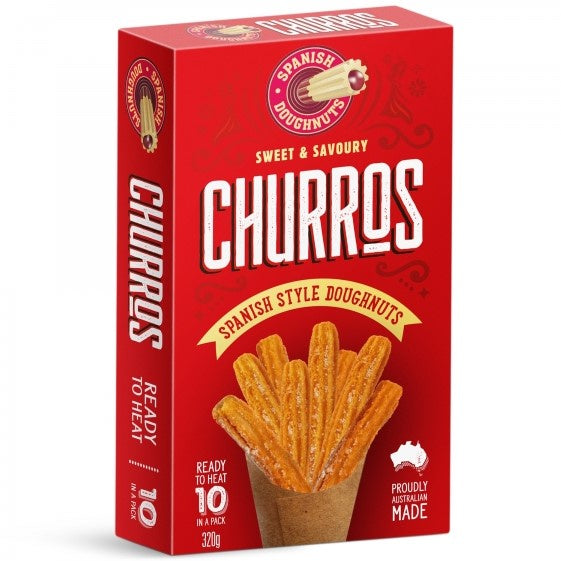 Spanish Doughnuts Churros Traditional 10pk