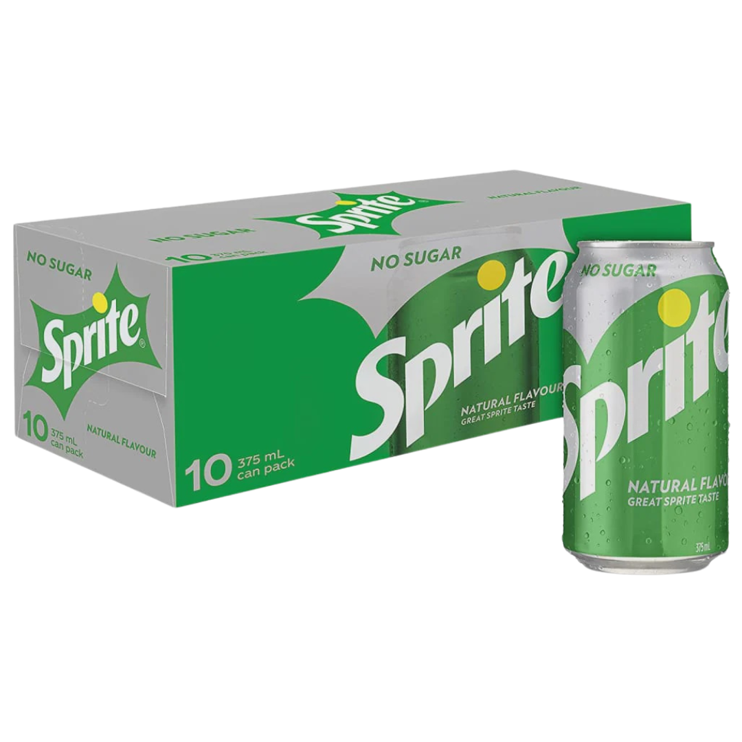 Sprite No Sugar 375ml x 10 Cans