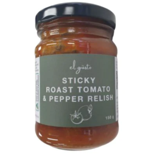 El Gusto Sticky Roast Tomato & Pepper Relish 150g