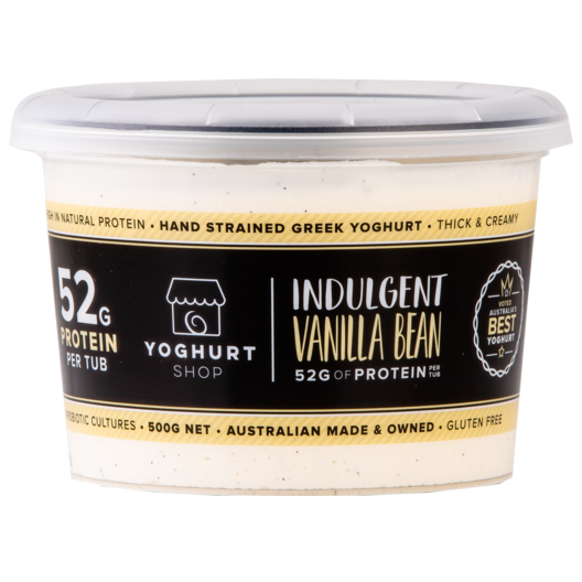 The Yoghurt Shop Vanilla Bean Greek Yoghurt 500g