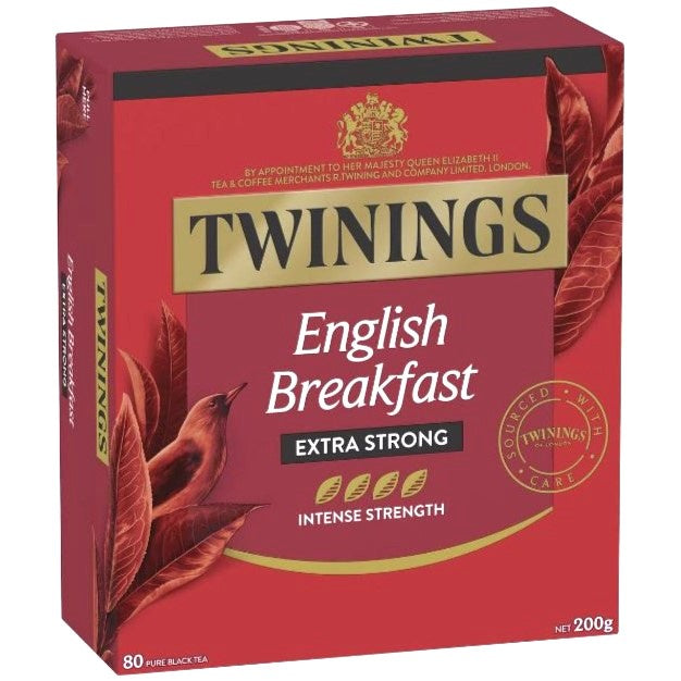 Twinings Tea Bags English Breakfast Extra Strong 80 pk