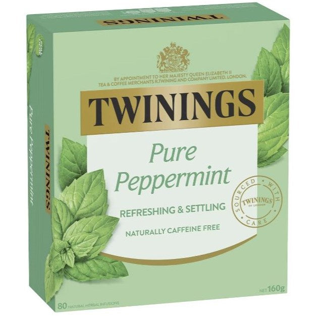 Twinings Pure Peppermint Tea Bags 80 pkt