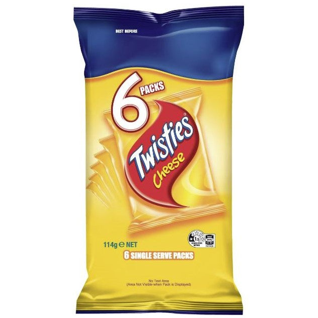 Twisties  Cheese  6pk 114g