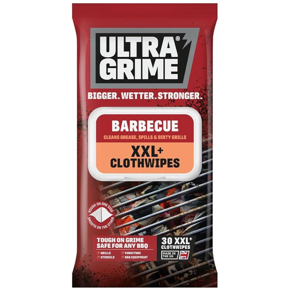 Ultragrime Barbeque XXL+ Clothwipes 30 pack