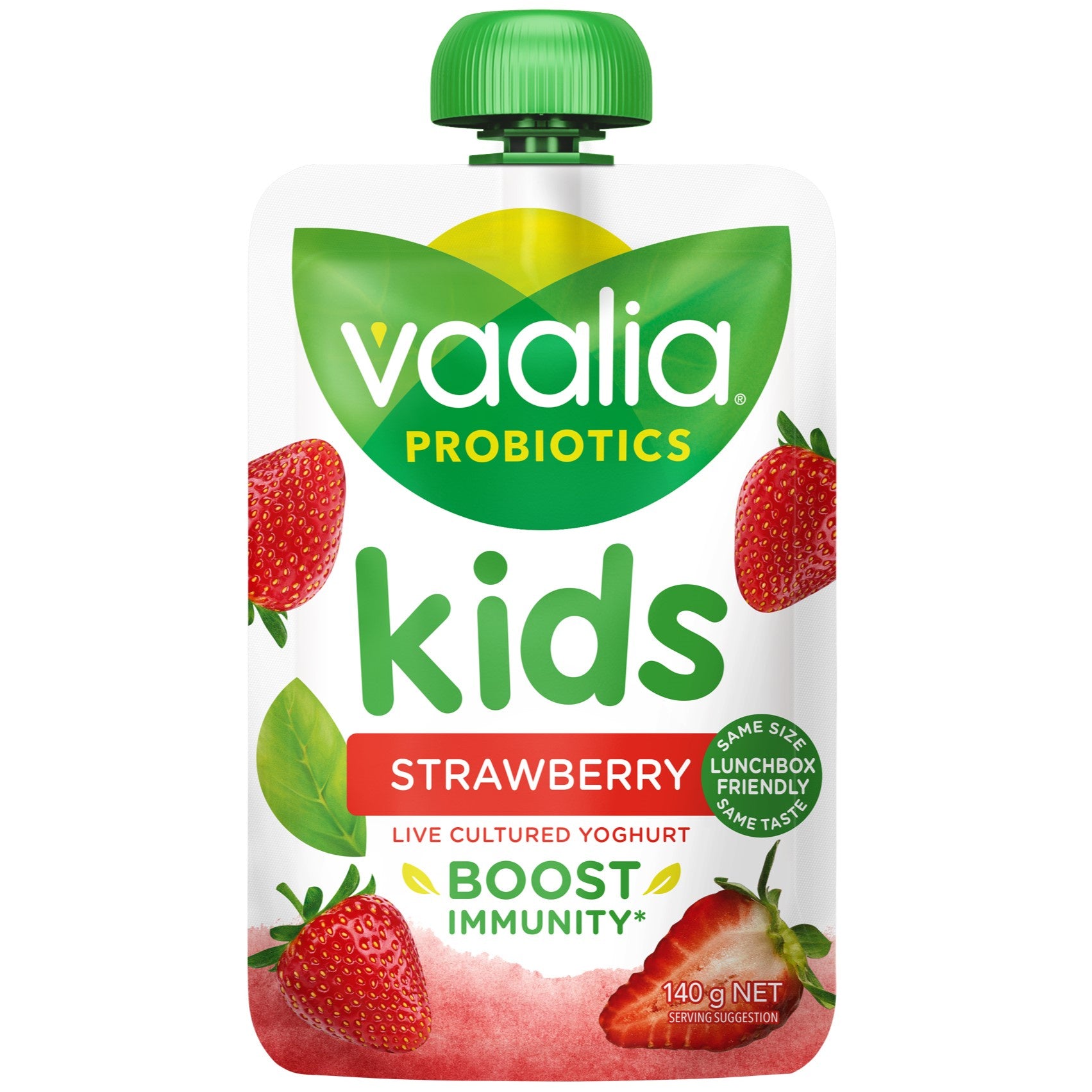 Vaalia Yoghurt Pouch Strawberry 140gm