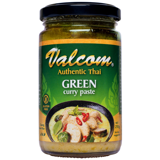 Valcom Authentic Thai Green Curry Paste 210g