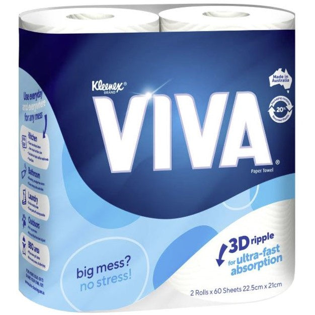 Viva Paper Towel White 2Pk