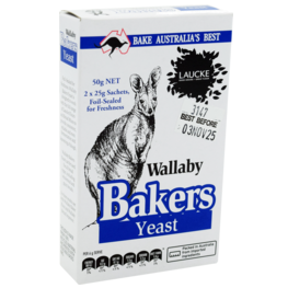 Wallaby Bakers Yeast 50g(2 x 25g)