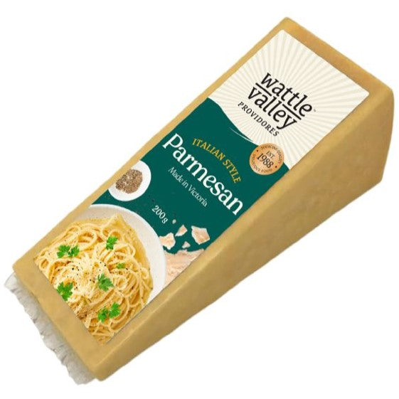 Wattle Valley Parmesan Cheese Wedge 200g