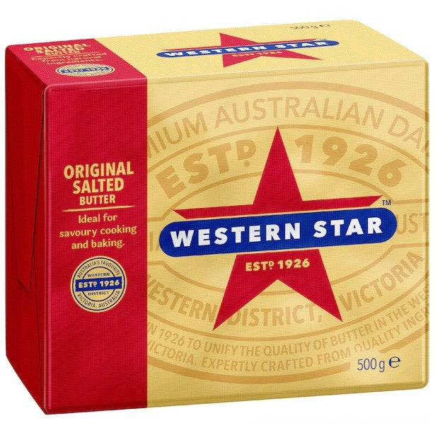 Western Star Salted Butter 500g