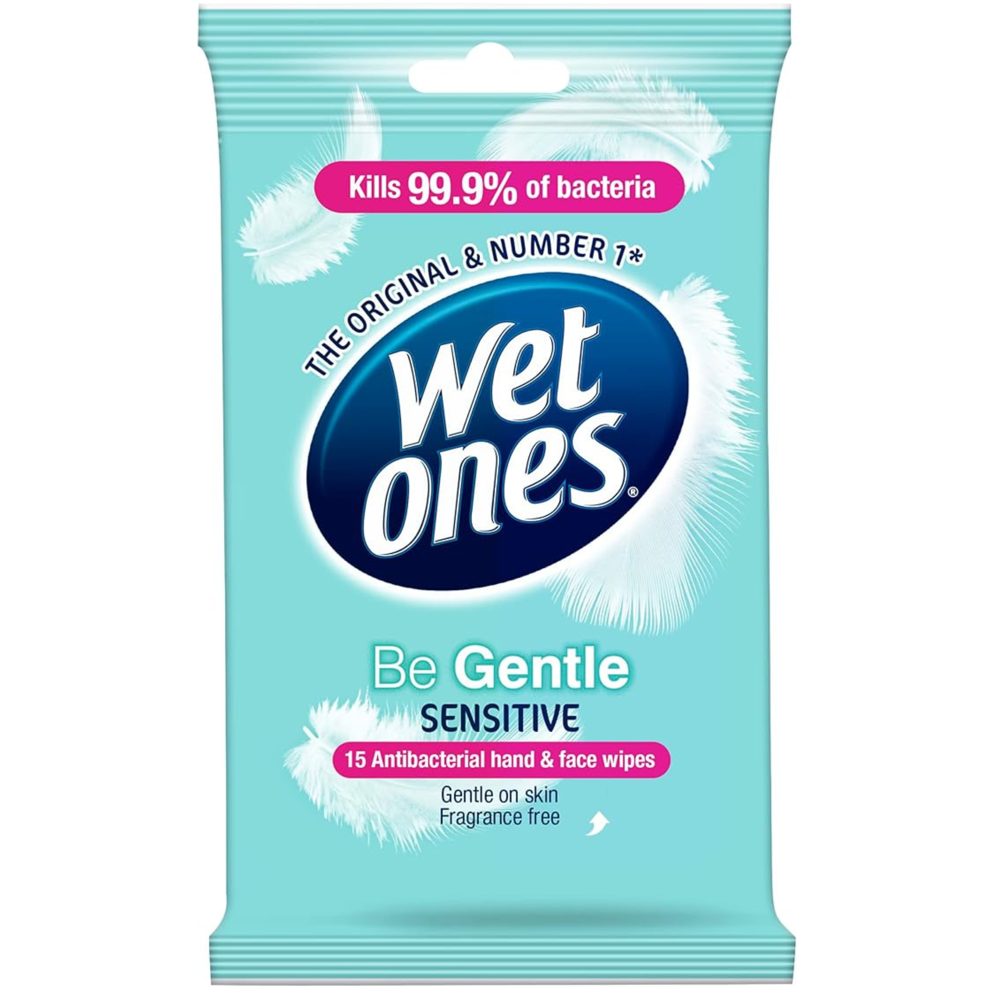 Wet Ones Antibacterial Hand Wipes Be Gentle Travel Pack 15pk