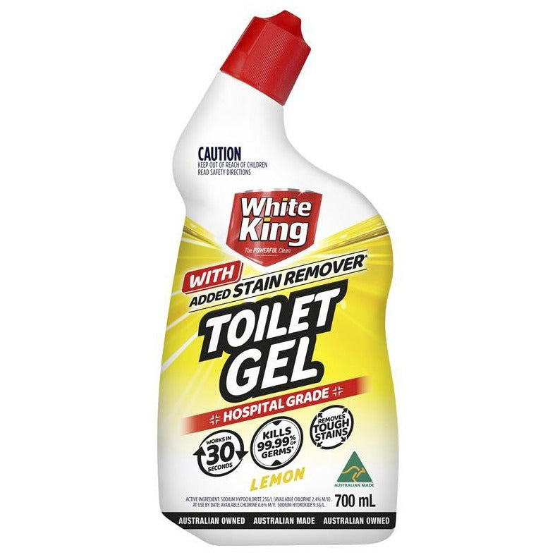 White King Lemon Toilet Gel 700ml