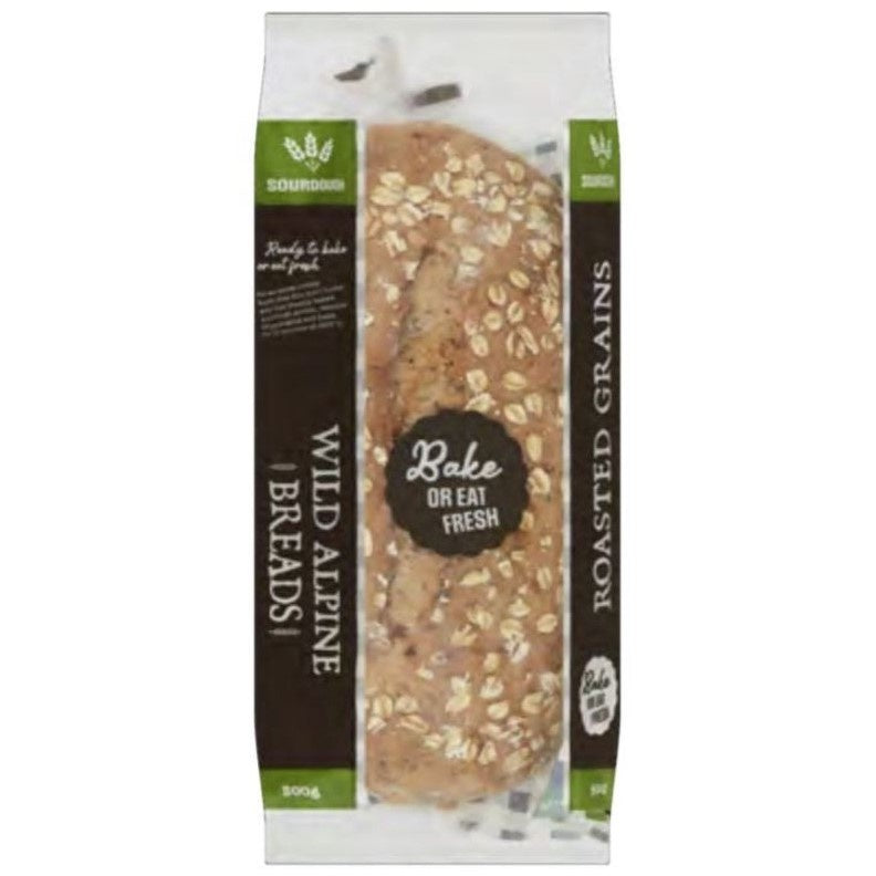 Wild Alpine Roasted Grains Sourdough Bread Loaf 500g